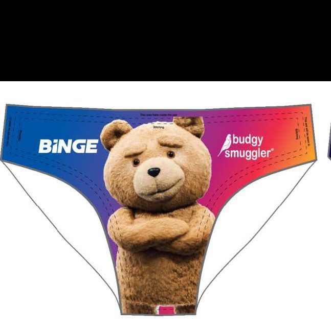 Binge and Budgy Smuggler team up for limited-edition 'Ted' swimwear